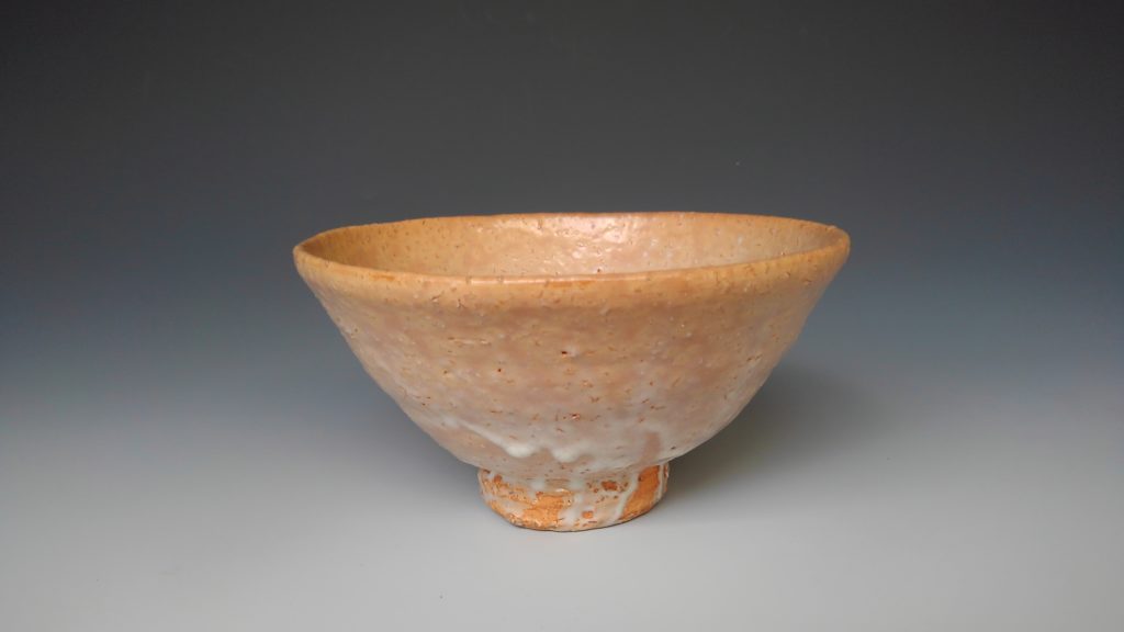 11代 坂高麗左衛門 萩茶碗 花月日文字 11代 坂高麗左衛門 萩茶碗 花月